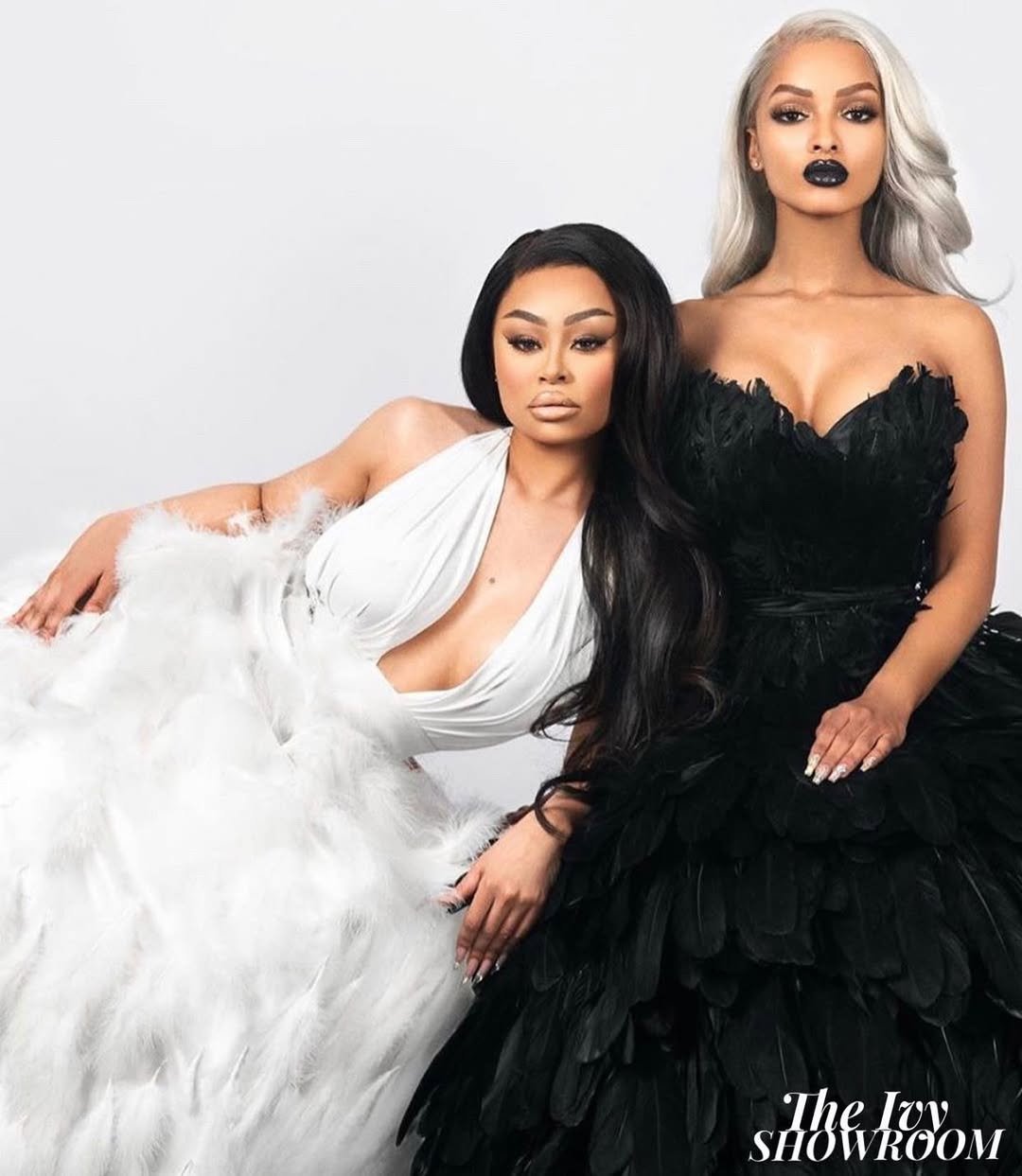 @blacchyna and @iam_queenroe spotted in @theivyshowroom styled by @iamdrushing- - - - - -For the