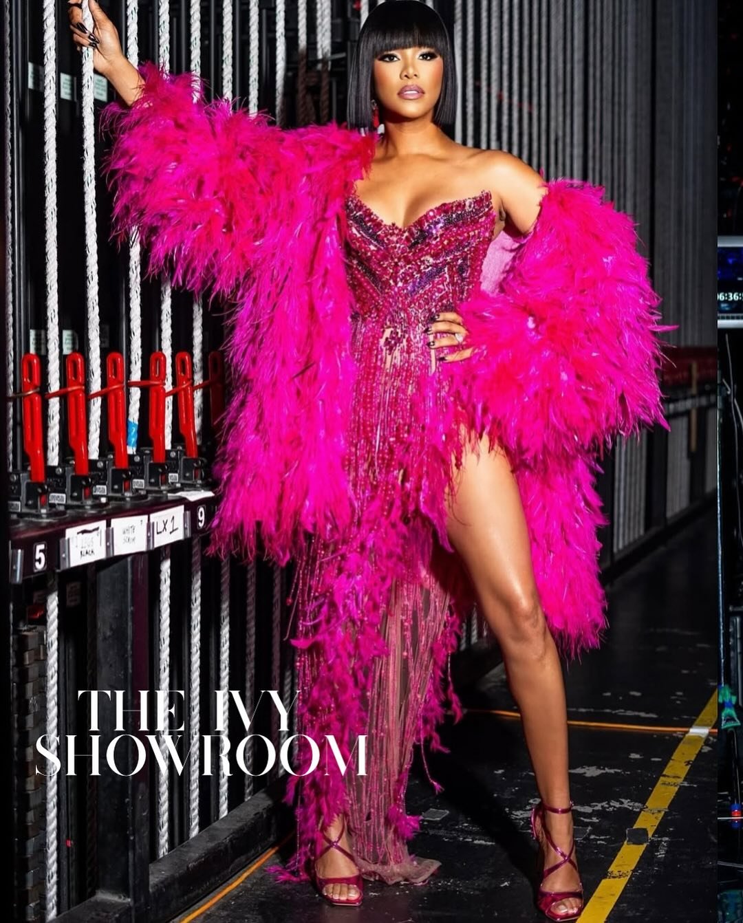 The @letoyaluckett wearing an Ivy Showroom exclusive! Excuse us while we pick our jaws up off th