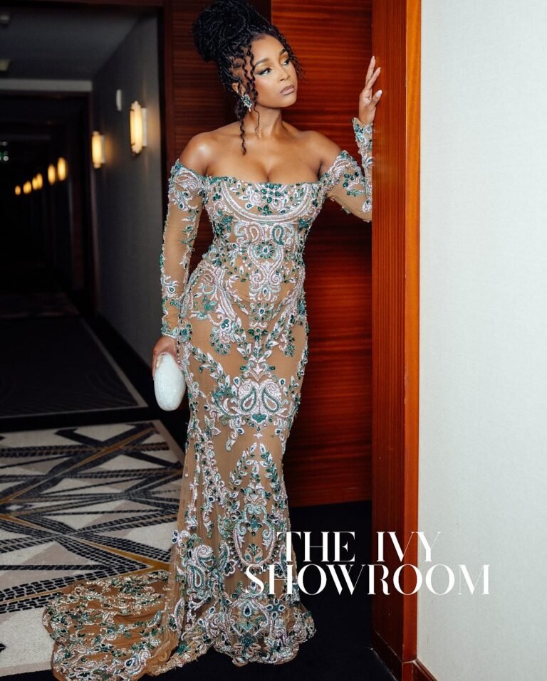 The beautiful @iamjensears in an Ivy Showroom custom, for BET weekend. How stunning does she loo